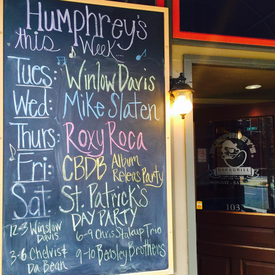 Humphrey’s – Huntsville, Alabama – 3/13/2015