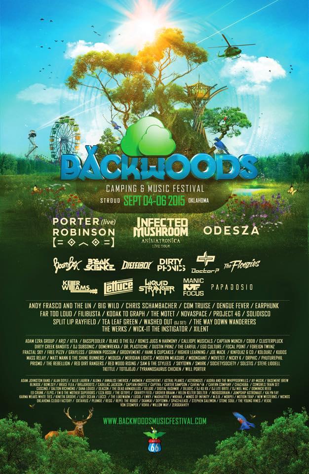 Backwoods Festival – Stroud, Oklahoma – 9/6/2015