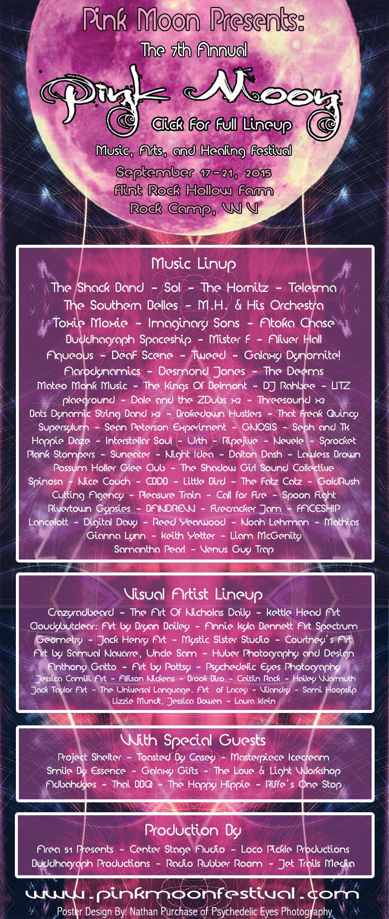 Pink Moon – Rock Camp, West Virginia – 9/17/2015