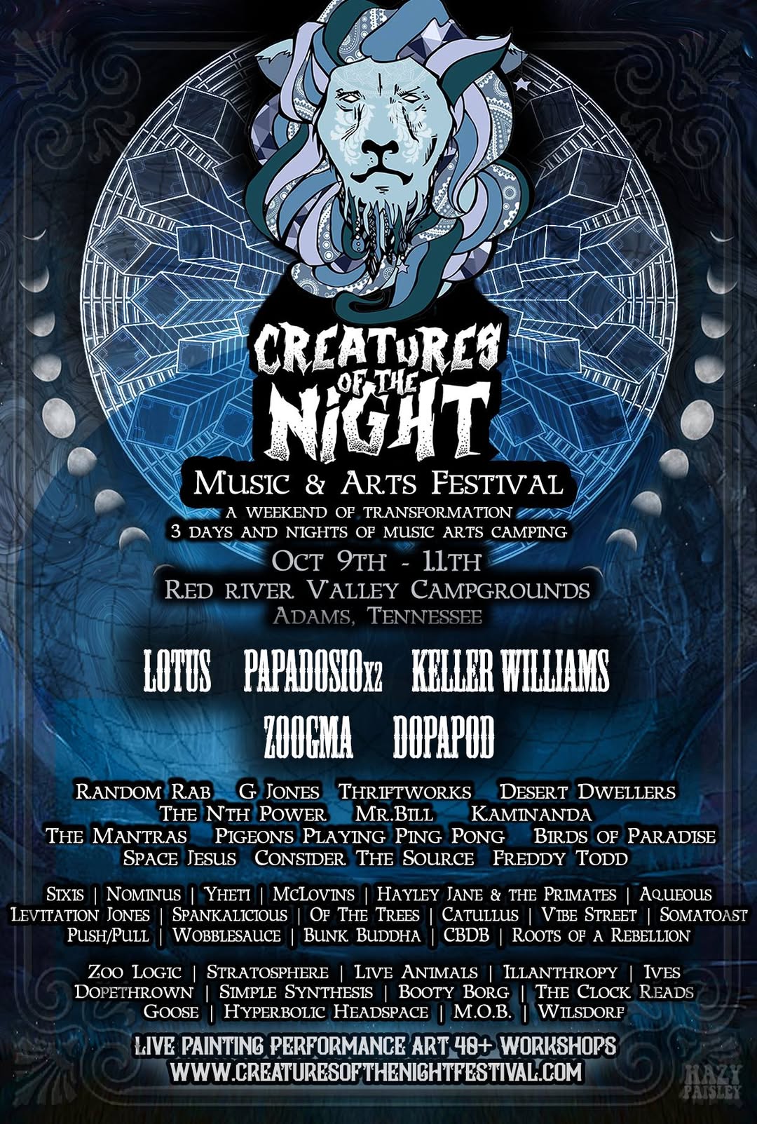 Creatures of the Night Festival – Adams, Tennessee – 10/11/2015