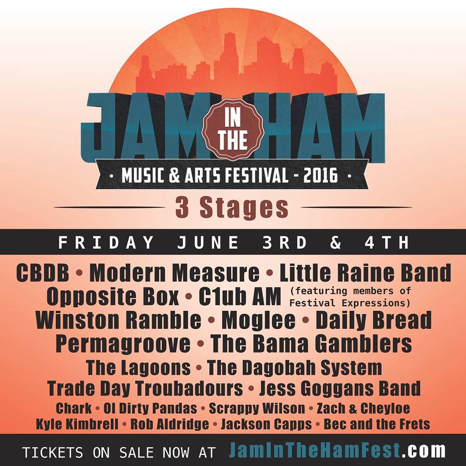 Zydeco – Jam In The Ham – Birmingham, Alabama – 6/4/2016