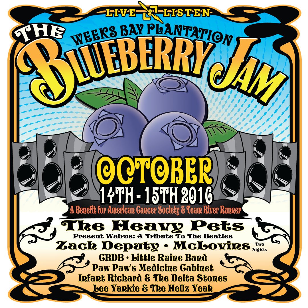Blueberry Jam – Fairhope, Alabama – 10/15/2016