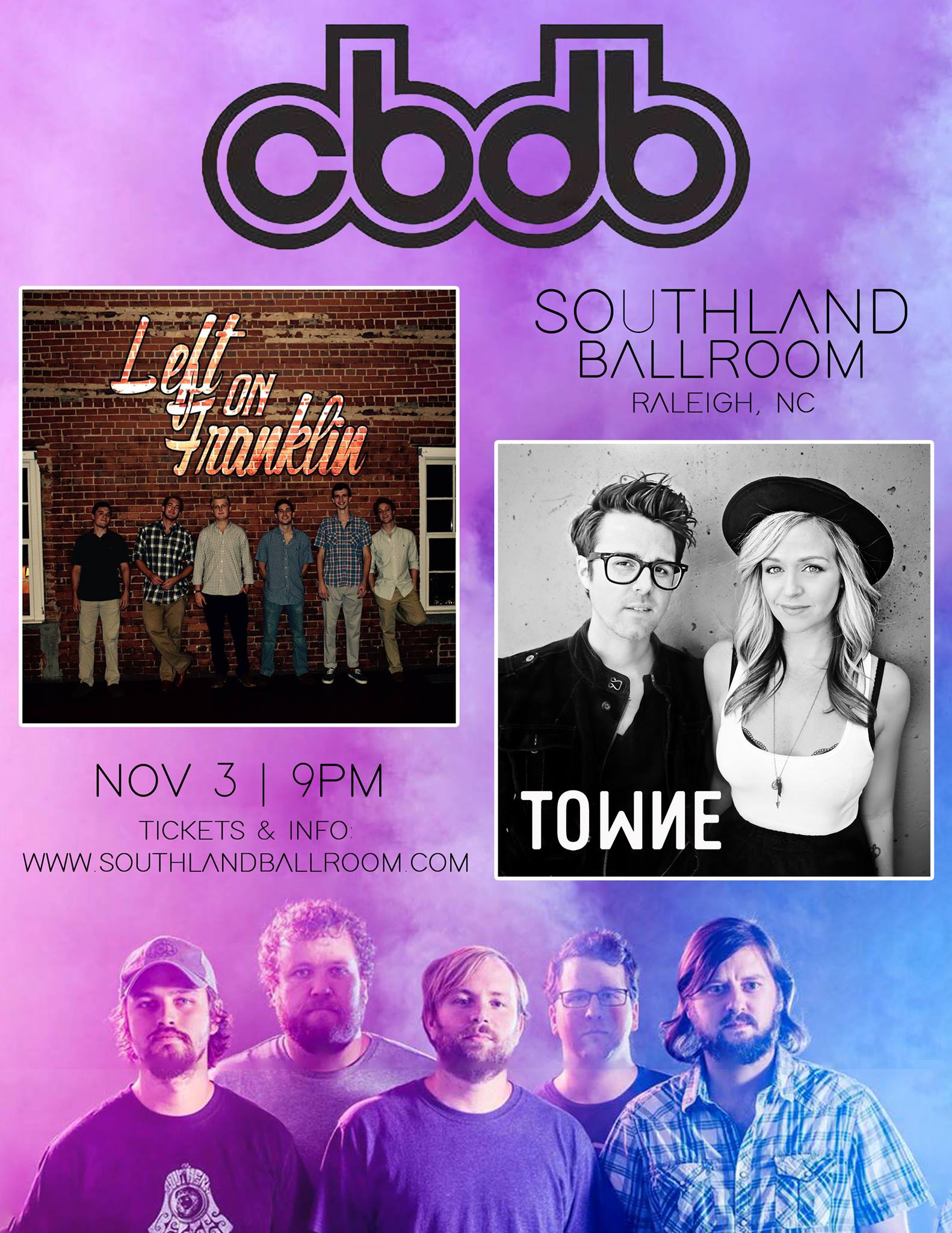 Southland Ballroom – Raleigh, North Carolina – 11/3/2016