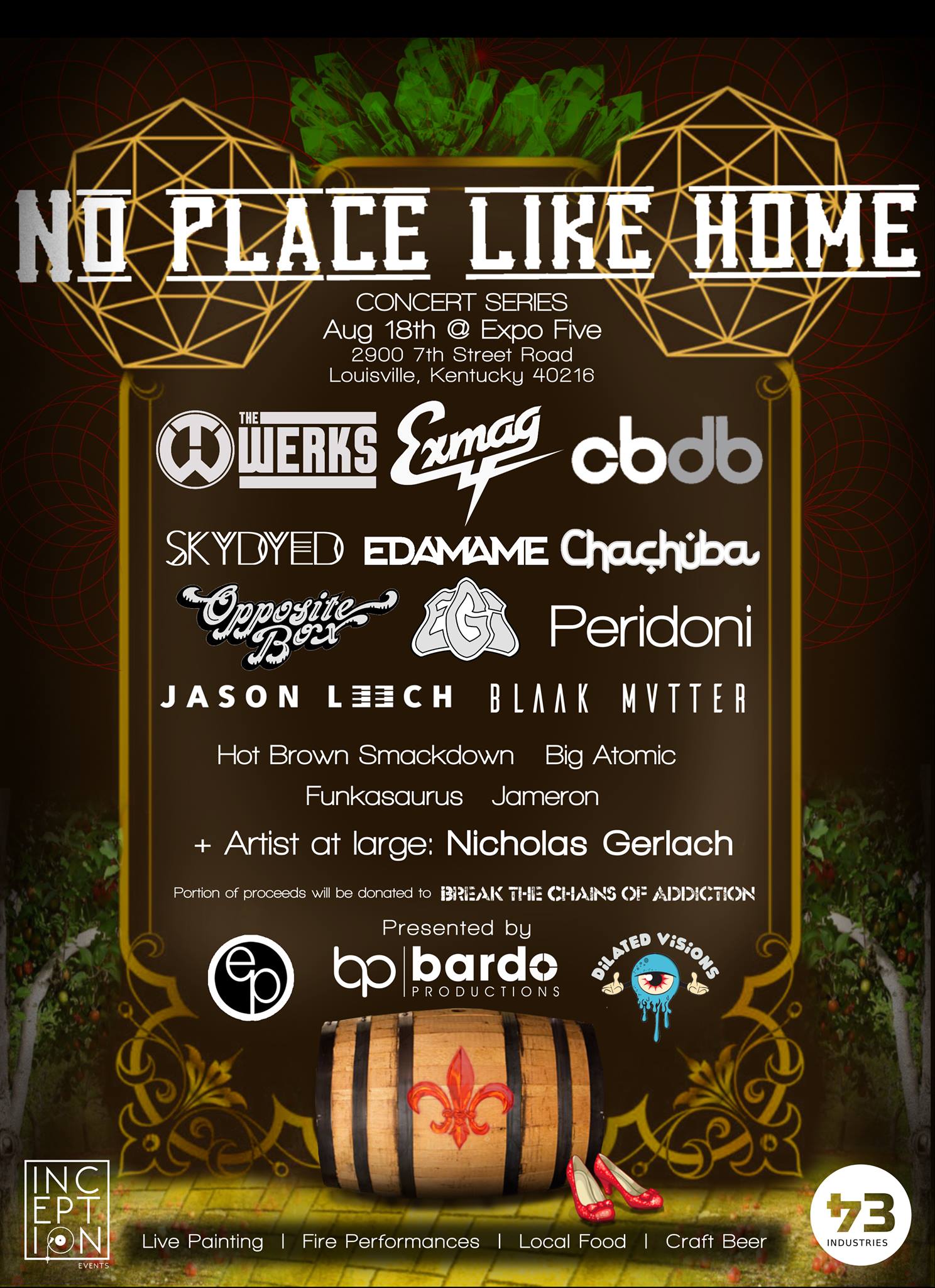 Expo Five – No Place Like Home Concert Series – Louisville, Kentucky – 8/18/2018