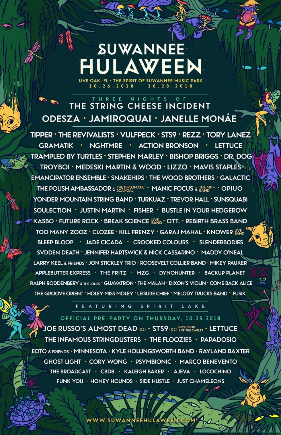 Suwannee Hulaween – Live Oak, Florida – 10/25/2018